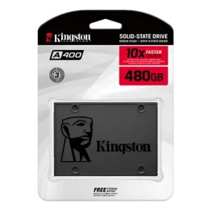 Hd Ssd Disco Sólido Interno Kingston Sa400s37/480g 480gb Preto Novo N/f Cinza-escuro