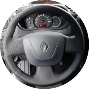 Capa De Volante Costurada Renault Master 2014 Em Diante Linho