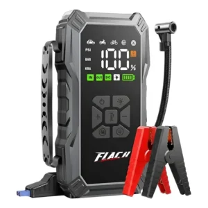 Compressor De Ar E Aux. De Partida Portátil 12v 1000a Flach