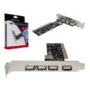 Placa Pci Com 5 Portas Usb 2.0 4+1 Dex Dp-52