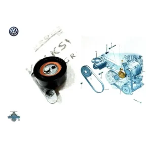Tensor Correia Poli V Gol Fox Save Motor 1.6 16v 04c145299b