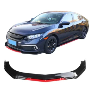 Saia Frontal Universal Ajustável Black Piano E Vermelho Carr