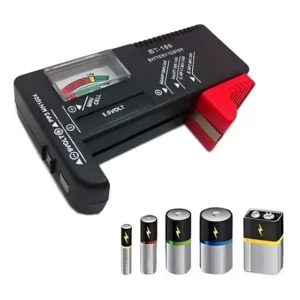 Teste De Pilhas E Baterias Preto