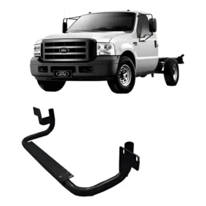 Estribo F350 Cabine Simples Chapa Preto Original F-350 Par Preto