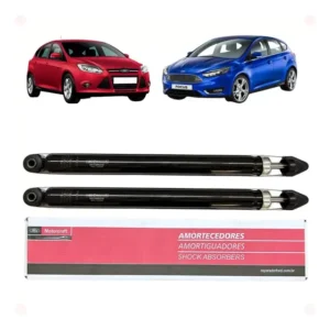 Par Amortecedor Suspensao Traseira Focus 2013 A 2019