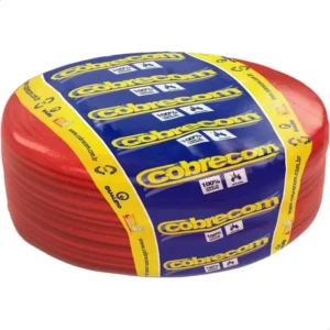 Fio Cabo Flexivel 2,5mm Rolo 100m Cobrecom Cores Inmetro Cor Vermelho