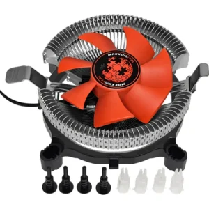Ventoinha Ht Fast PD-01 Laranja 4 Pinos Intel AMD CPU 65W