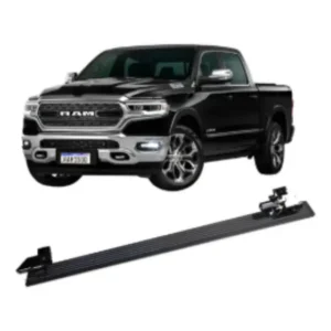 Estribo Elétrico Alumínio Ram 1500 2019 A 2025 Jr8 Preto Preto