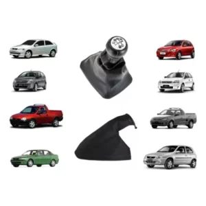 Coifa Cambio Corsa Sedan 96/10 + Bola Prata + Freio De Mão