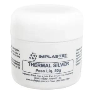 Pasta Térmica 50g Thermal Silver Prata Implastec