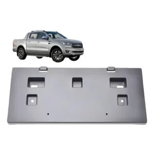 Suporte Placa Dianteira Ranger 2020 A 2023 Cor Cinza-escuro