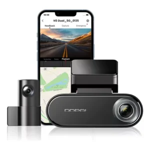 Câmera Veicular Frontal e Traseira DDPAI N5 Dual 4k+1080P Integrada com 32G eMMC Controle de Voz ADAS WiFi 5G GPS G-Sensor APP Visão Noturna Monitor de Estacionamento 24 Horas