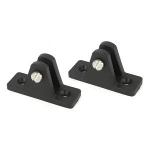 Kit 2 Base Frontal De Nylon Capota Náutica Peça Barco Lancha