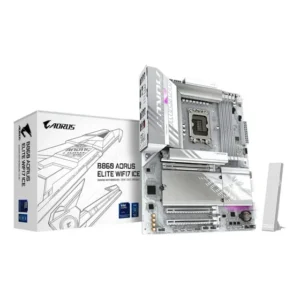 Placa-mãe B860 Aorus Elite Wf7 Ice Gigabyte Ddr5 Lga1851 Branco