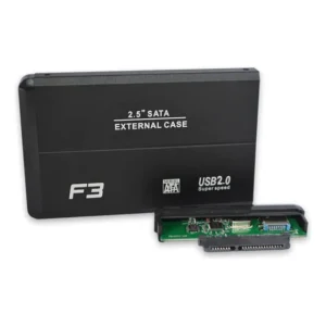 Case Gaveta Externa F3 Para HD Notebook 2.5 USB 2.0 Preto