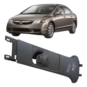 Moldura Coluna Cinto Direito Honda Civic 2007 A 2010 Cinza