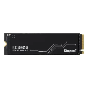 Ssd M.2 2280 2048gb Pcie 4.0 Nvme Interno Kingston Kc3000 Skc3000d/2048g Nand Tlc 3d Velocidade Leitura Até 7000mb/s E Gravação Até 6000mb/s Cor Preto