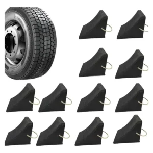 12 Un Calço De Roda Para Caminhao Caminhonete - Nbr 9735 Preto