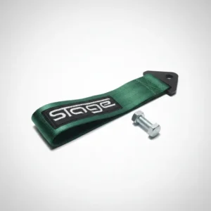Tow Strap Hook Cinta Reboque Engate Esportivo Stage Importad Cor Verde-escuro