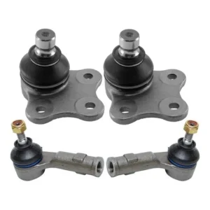 Kit 2 Pivô + 2 Terminal Direção Fiesta 2006 2007 2008 2009