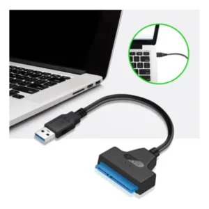 Cabo Conversor Adaptador Ssd Hd Sata Note 2.5 Usb 3.0 35cm Cor Preto