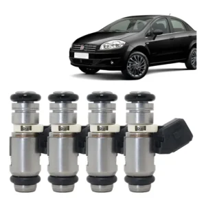 4x Bico Injetor Iwp039 Linea 1.9 16v Flex 2009 Em Diante