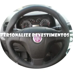 Capa De Volante Do Fiat Punto Sem Controle - Linha Preta