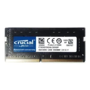 Memória Ram Ddr4 4gb Para Notebook 2400mhz 1,2v Cl17 Crucial