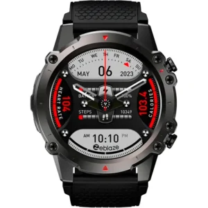 Smartwatch Masculino Zeblaze Lite Militar Preto Preto Preto