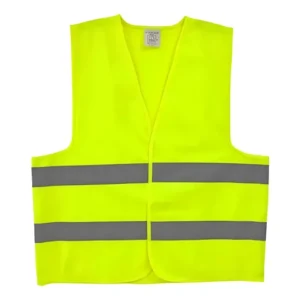 Colete Refletivo Amarelo Fluorescente Tipo Jaqueta