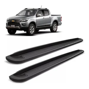 Estribo Lateral S10 Dupla 2012 A 2026 Injetado Original Bepo Preto