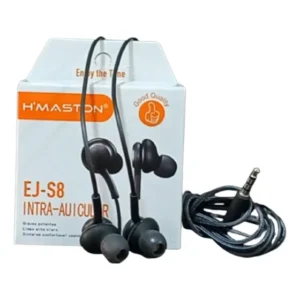 Fone De Ouvido H'maston Ej-s8 P2 Com Microfone Preto