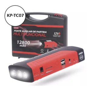 Fonte Auxiliar De Partida Portátil Veicular 12v