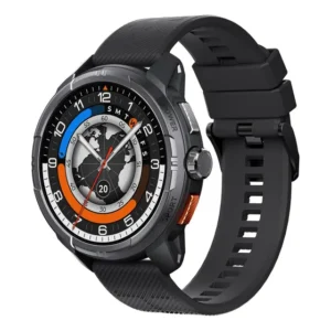 Relógio inteligente Haylou Solar Ultra Gps, tela amolada de 1,6 pés, chamadas Bluetooth, resistência à água de 5 atm, Ls23, preto