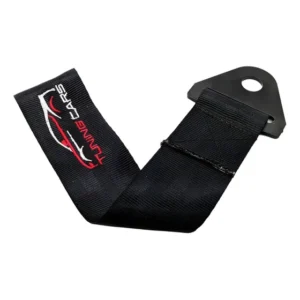 Kit Tow Strap Fita Cinta De Reboque Colorida Cor Preto