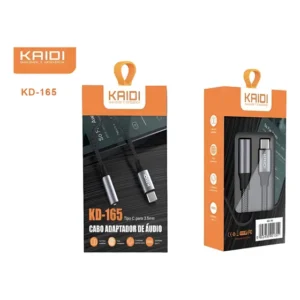 Adaptador De Audio Muita Facilidade E Qualidade P2 Kaidi 165 Preto