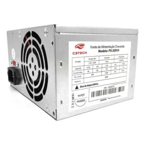 Fonte C3tech Ps-200v4, 200w Reais, Manual