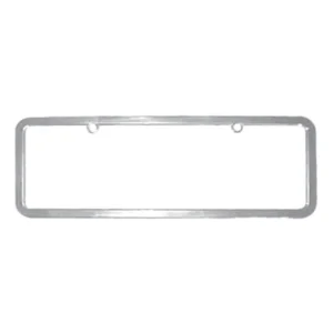 Suporte Placa Mercosul Carro Moldura 365x120mm Cromada