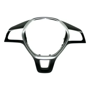 Moldura Volante Virtus/up/polo/ Saveiro Gol G7 Aro Cromado Preto