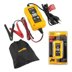 Carregador Inteligente Bateria Bivolt P/ Moto Cib003 Vonder