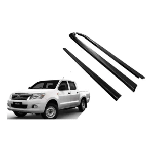 Kit Protetor Borda Lateral + Tampa Hilux 2013 2014 2015