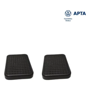 Kit 02 Capa Pedal Freio E Embreagem Vw Constellation Euro