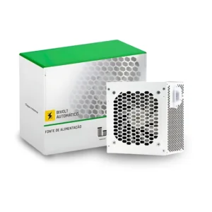 Fonte De Alimentação 500w Bluecase Branca Com Cabo Cor Branco