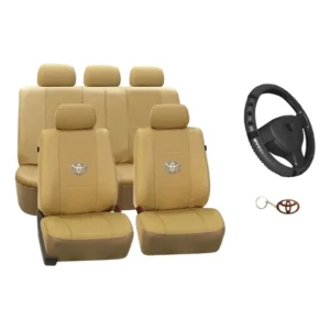 Capa Banco Couro Toyota Yaris Sedan 2019 + 2 Brindes