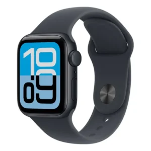 Apple Watch SE 3 GPS • Caixa meia-noite de alumínio – 40 mm • Pulseira esportiva meia-noite – P/M - Distribuidor Autorizado
