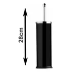 Escova Sanitária Hércules Luxo Vaso Sanitário Aço Inox Black Preto - Imagem 2