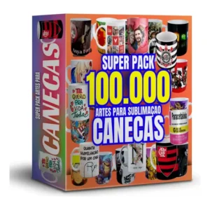 Mega Pack 25.000 Artes Para Canecas Sublimação + Bônus