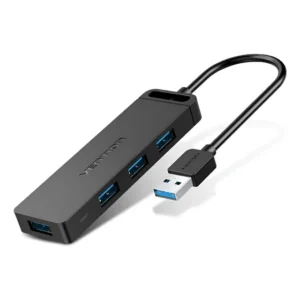 Hub Vention Adaptador Com 4 Portas Usb A 3.0 - Cabo 1 Metro