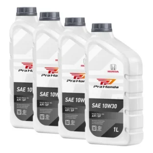 Kit 4 Óleo Motor Honda 10w30 Mineral Fit Crv City Accord