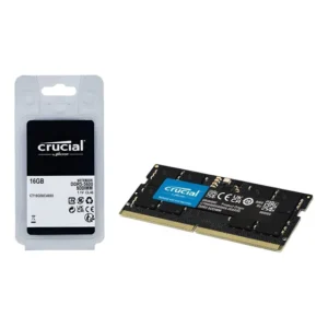 Memoria Ram Para Notebook Ddr5 16gb 5600mhz Cl46 Crucial Ct16g56c46s5 Sodimm Preto